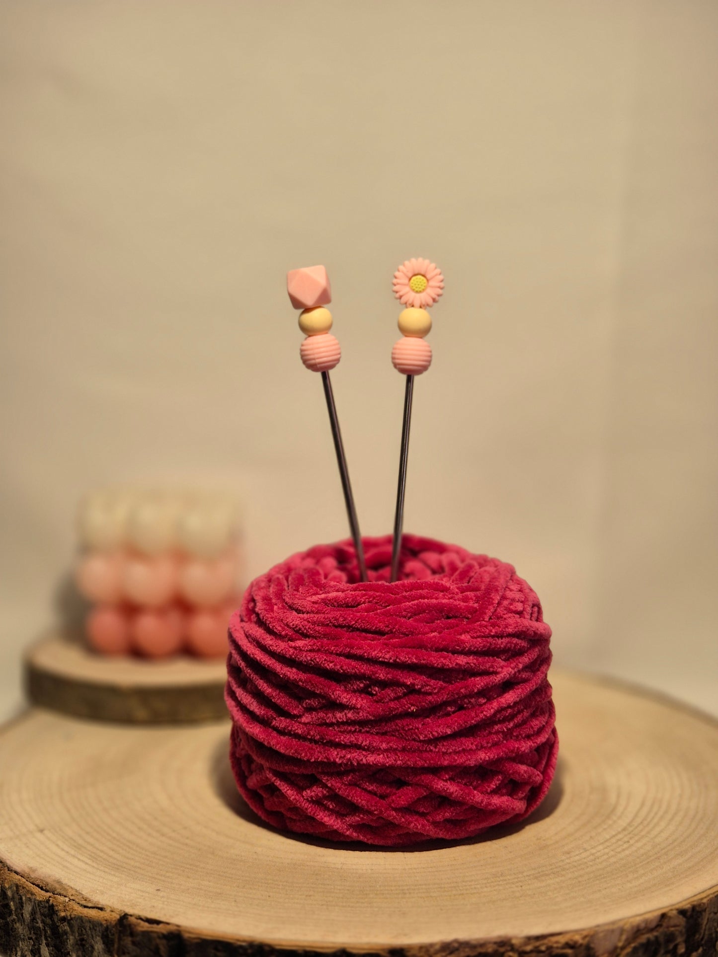 Blume Amigurumi-Sticks