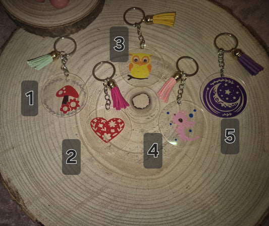 Runde Schlüsselanhänger