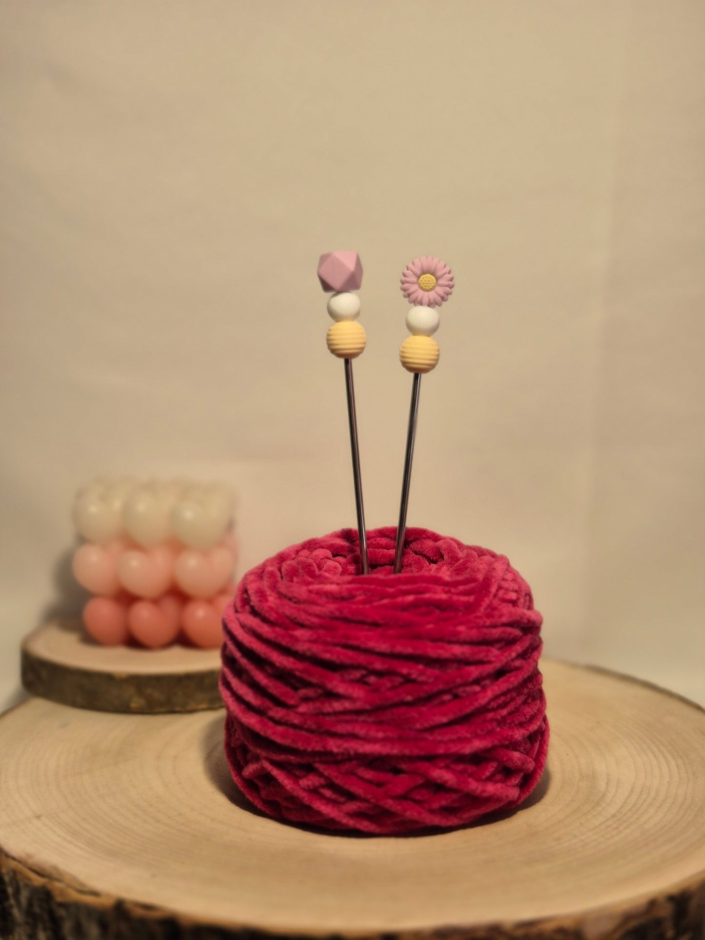 Blume Amigurumi-Sticks