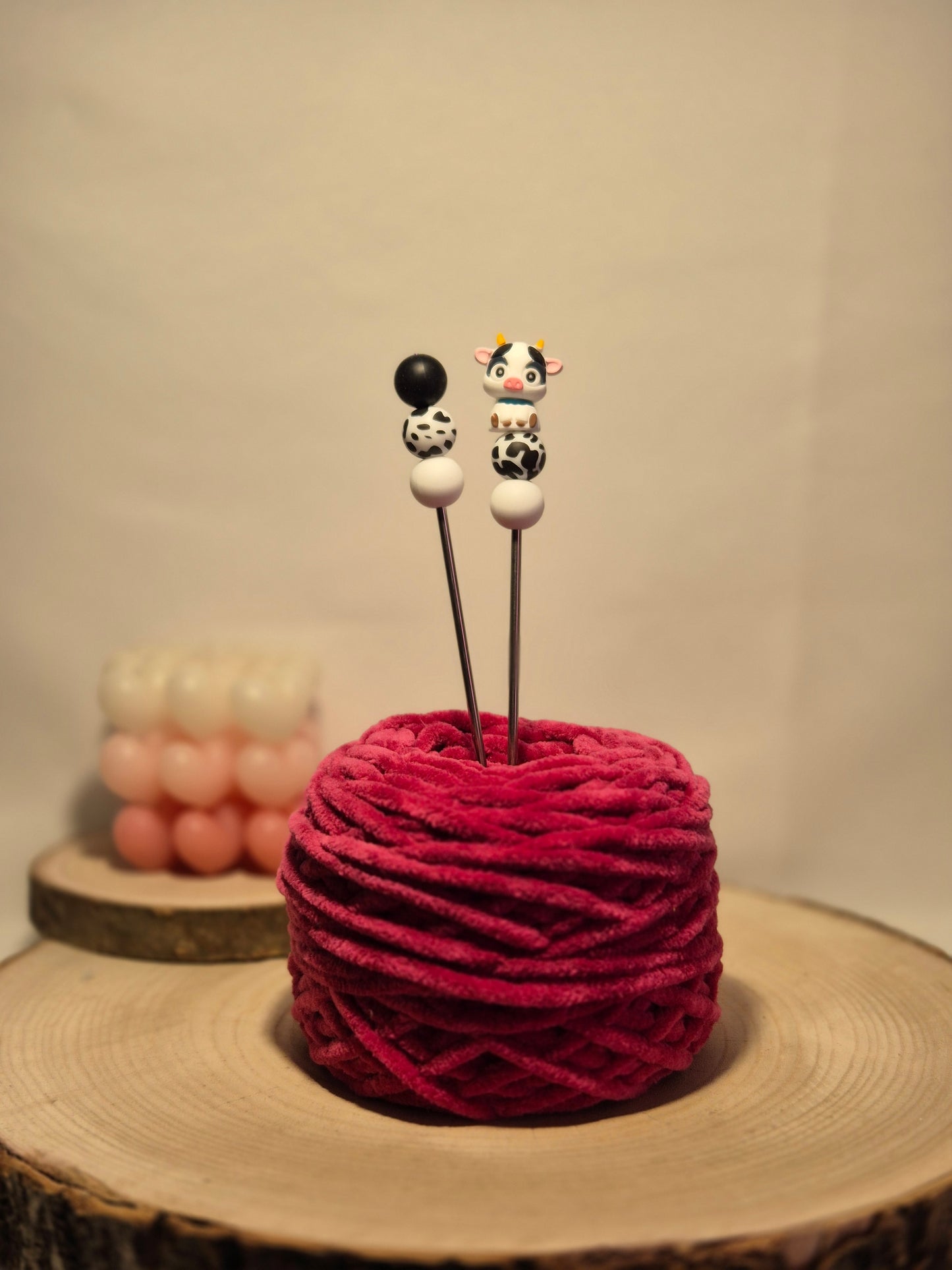 Kuh Amigurumi-Sticks