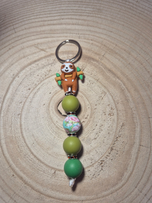 Faultier Schlüsselanhänger