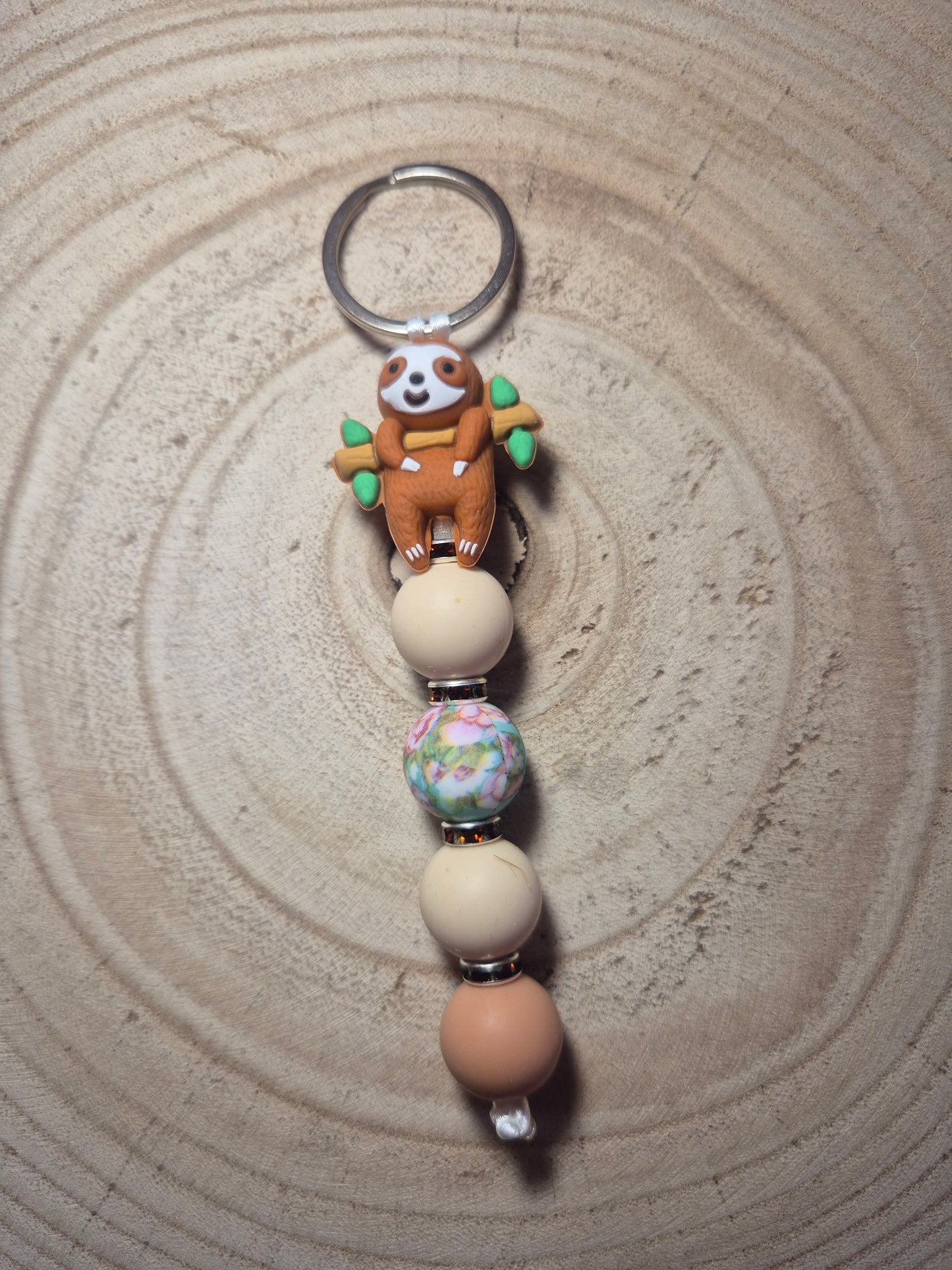 Faultier Schlüsselanhänger