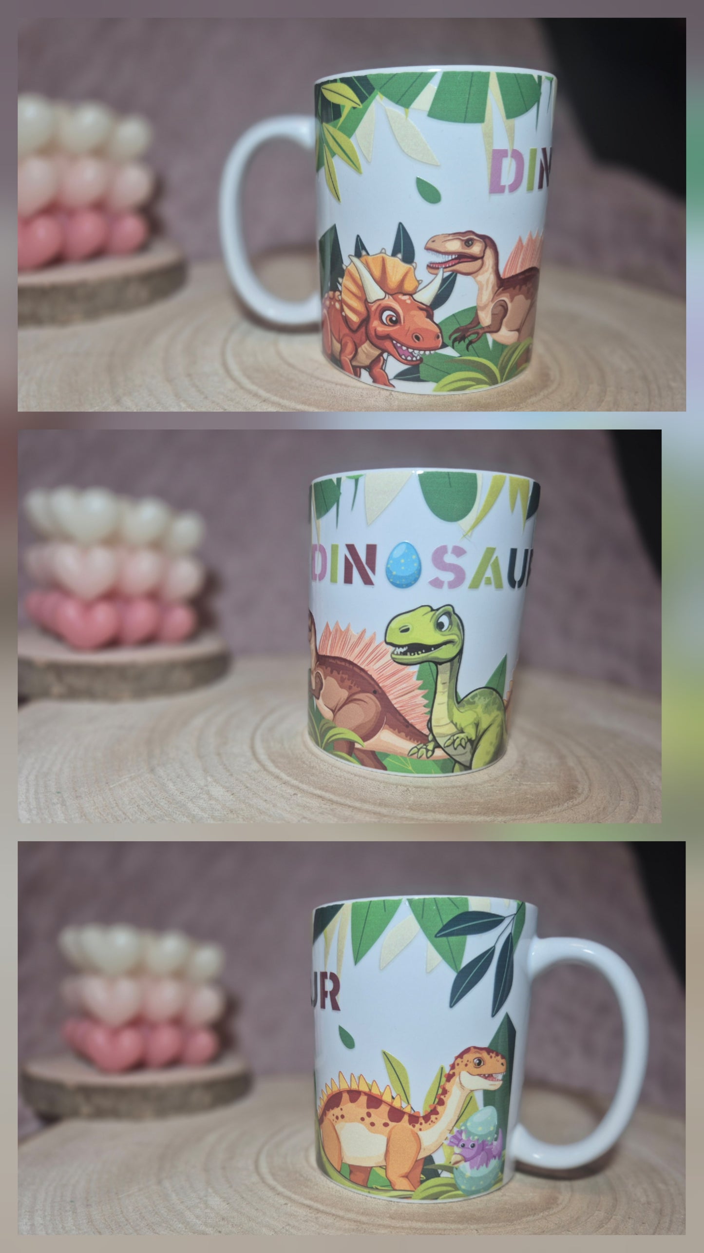 Porzellantasse Dinosaurus
