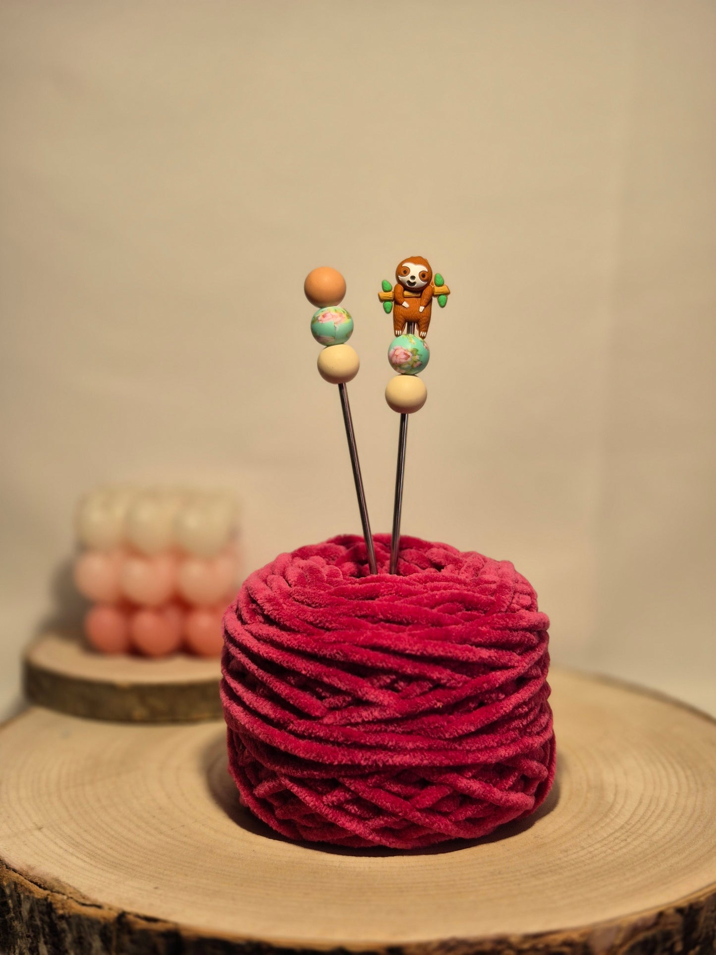 Faultier Amigurumi-Sticks