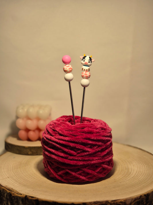 Kuh Amigurumi-Sticks