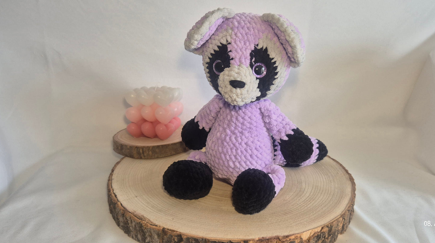 Waschbär Amigurumi - Wunschfarben